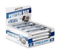 Per4m On-the-Go Protein Bar | High Protein, Low Sugar Bar with 20g Protein | Nutritional & Healthy Gym Snack Bar | Box of 12 x 62g (Box, Cookies N Creme)