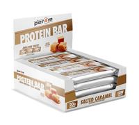 Per4m On-the-Go Protein Bar | High Protein, Low Sugar Bar with 20g Protein | Nutritional & Healthy Gym Snack Bar | Box of 12 x 62g (Box, Salted Caramel)