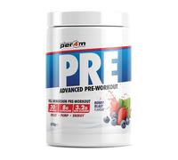 Per4m Pre Workout Powder 570g | Intense Pump, Sustained Energy and Mental Focus | with L-Citrulline, Beta Alanine & Caffeine with Added Hydration (Berry Blast)