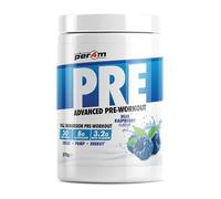 Per4m Pre Workout Powder 570g | Intense Pump, Sustained Energy and Mental Focus | with L-Citrulline, Beta Alanine & Caffeine with Added Hydration (Blue Raspberry)