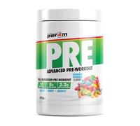 Per4m Pre Workout Powder 570g | Intense Pump, Sustained Energy and Mental Focus | with L-Citrulline, Beta Alanine & Caffeine with Added Hydration (Gummy Worms)