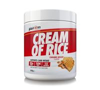 Per4m Protein Cream of Rice | Easy-to-Digest Complex Carbohydrate | Gluten-Free, Plant-Based Smooth Rice Porridge | Ideal Pre Post-Workout (450g, Caramel Biscuit)