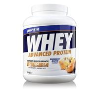 Per4m Protein Whey Powder | 67 Servings of High Protein Shake with Amino Acids | for Optimal Nutrition When Training | Low Sugar Gym Supplements (2010g, Blueberry Muffin)