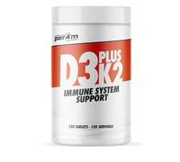 Per4m Vitamin D3 Plus K2 | Boosts Bone Health | Supports Immune System | 120 Tablets