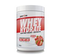 Per4m Whey Hydrate | 23g Whey Isolate & Aquamin Electrolytes | Muscle Growth & Hydration | Clear, Refreshing & Low in Sugar | 30 Serving (900g, Strawberry Watermelon)