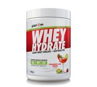 Per4m Whey Hydrate | 23g Whey Isolate & Aquamin Electrolytes | Muscle Growth & Hydration | Clear, Refreshing & Low in Sugar | 30 Serving (900g, Strawberry Lime Daquiri)