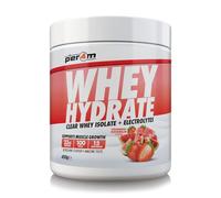 Per4m Whey Hydrate | 23g Whey Isolate & Aquamin Electrolytes | Muslce Growth & Hydration | Clear, Refreshing & Low in Sugar | 15 Serving (450g, Strawberry Watermelon)