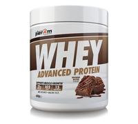 Per4m Whey Protein Powder | High Protein Shake for Muscle Growth & Recovery | Low Sugar Gym Supplement | Sports Nutrition Drink + Amino Acids (450g, Chocolate Brownie Batter)