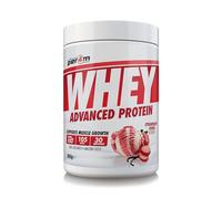 Per4m Whey Protein Powder | High Protein Shake for Muscle Growth & Recovery | Low Sugar Gym Supplement | Sports Nutrition Drink + Amino Acids (900g, Strawberry Creme)