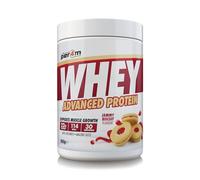 Per4m Whey Protein Powder | High Protein Shake for Muscle Growth & Recovery | Low Sugar Gym Supplement | Sports Nutrition Drink + Amino Acids (900g, Jammy Biscuit)