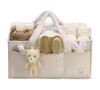 PeraBella Baby Diaper Caddy Organizer for Changing Table, Storage Basket, Car and Nursery Organizer, Portable Storage, Gift for Baby Shower