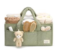 PeraBella Baby Diaper Caddy Organizer for Changing Table, Storage Basket, Car Organizer, Nursery Organizer, Portable Storage, Gift for Baby Shower
