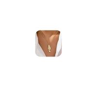 Peraca Cris Fish Necklace for Women Beach Charm Necklaces Gold Fish Drop Necklaces for Women Summer Beach Trendy Jewelry Gifts, Metal, No Gemstone