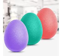 Peradix Hand Exercise Stress Relief Balls, Hand Grip Strengthener balls Finger Therapy Squeeze Training for adults and Children/kids-Set of 3 Resistance