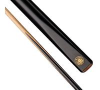 Peradon Cannon Cub 2 pce 48" Snooker/Pool Cue - Black - Ash Shaft - Brass Ferrule & Joint - 9mm Tip