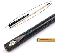 Peradon YORK 3/4 Jointed Hand Made Real Ebony Snooker Cue 58 Inch - Made In UK