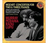 PERAHIA/LUPU/MOZART/ECO: PIANO CONCERTOS FOR TWO & THREE PIANOS - CD