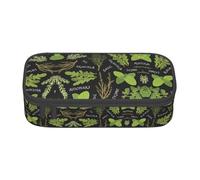 perangg Basil Thyme Dill & Rosemary Large Capacity Pencil Case Pen Bag Stationery Organizer With Zipper For Office And College