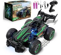 Perbabe RC Car Remote Control 2.4GHz 20+KM/H High Speed 2WD RTR All Terrain Off-Road Race Vehicle with Rechargeable Battery Toy Gifts for Kids Boys Girls 3-10