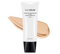 Perbella Cc Cream for Older Women,Perbella Cc Cream Self Adjusting for Mature Skin,Tone Adjusting Spf 50,Color Correcting Moisturizer,Concealer for Older Women (Ivory, 1PC)