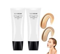 Perbella Cc Cream For Older Women-Self Adjusting For Mature Skin,Cc Cream with Spf 50,Color Correcting Moisturizer,Skin Tone Adjusting CC Creams Foundation, for Brightening Skin Tone (Mixed, 30g)