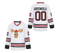 PERC30 Hockey Jerseys #00 Movie Men's Stitched Letters and Numbers S-4XL, White, XL