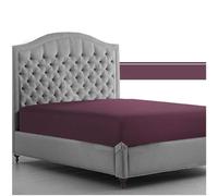 Percale 180 Thread Count Extra Deep 40cm Fitted Sheets Easy Care Polycotton Non Iron Shrinkage Fade and Wrinkle Resistant 16inch Deep Fitted Bed Sheets (Berry, King)