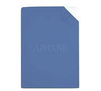 Percale Easy Care Polycotton Bunk Bed Fitted Sheet 2ft 6" (76cmx190cm) Perfect for Camp Kids Bunk Beds/RVs/Guest Beds/Caravan Campervan/Small Single Bed (Blue)