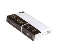 Percale Extra Deep Fitted Sheet, Single, White Dimensions: 3′ x 6′3″ (90cm x 190cm)