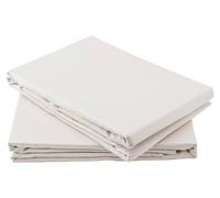 Percale Fitted Sheet 4ft Three Quarter Bed Size Small Double Cream