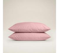 Percale Pillowcase Pair - Pink - Standard 50x75 cm