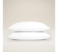 Percale Pillowcase Pair - White - Standard 50x75 cm