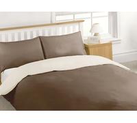 Percale Reversible Polycotton Quilt Cover Rapport Home Charcoal Single