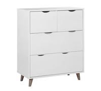 Perce White 4 Drawer Chest