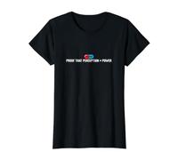 Perception Equals Power Placebo Value Graphic T-Shirt, Women, Black, L