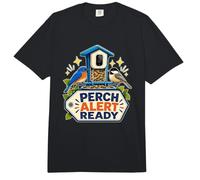 Perch Alert Ready Backyard Birdwatching Feeder Camera Comfort Colors Adult Heavyweight T-Shirt