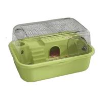 Perch Cage Acrylic Hamster cage with Double Layered spaciousness for breeding Golden Bears for Home Use(Green)