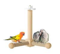 Perch Cage - for Cages with Care of Parakeet Claws, Rotating Perch for with Stand, for Cockatiels Conuri Canary Parrot and Finch