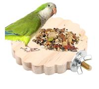 Perch for Birds, Wooden Toy for Pets, Perch for Parrots and Parakeets Cage - for Balcony Room Cockatoo Agaporni Canary Australian Parakeet