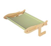 Perch for Cats on the Windowsill - Robust and Comfortable, Breathable Radiator Bed for Cats Made of Solid Beech Wood | Multifunctional Sliding Clip Adjustable Cat Hanging Mat