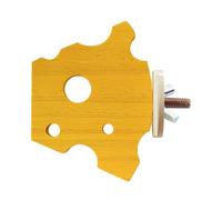 Perch for Parrots and Birds - Natural Wooden Perch in the Shape of Cheese, Natural Perch for Birds | for Canary Parakeets Cockatiels Lovebirds and Indoor and Outdoor