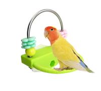 Perch for Parrots, Antinoia Chewable Toys, with Swivel Rings for Cages, Why for Exercise Climbing Exploration Training Rest, Suitable for Calopsite and Macaw