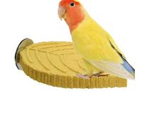 Perch for the Bird Cage | Resin Plant Shape Playground | Macaw Perch, for Parakeets, Conures, Canaries: For Claw Care, Beak Abrasion, Foraging and For Foraging