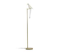 Perch Light Floor Lamp Brass/ White