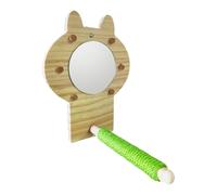 Perch Perch, Bird Toys for Conures, Interactive Bird Mirror Toy with Perch Stand, Decorative Parrot Stand Pet Supplies, Cage Accessories Standing for Lovebirds CACCAS