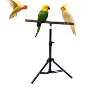 Perch Stand for - Adjustable Foldable Tripod Base - Pet Training Stand for Indoor and Outdoor Porch