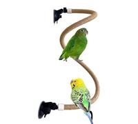 Perch Stand Toy - Parrot Training Perch,Portable Grinding Stick Training Toys, Birdcages Accessories for Small and Medium Birds