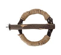 Perch Stand - Wooden Goat Perches, Chest Accessory | Rope Branch Holder, Small Bird Toy Taking Set for Small Birds, Internal Use