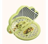 Perch - Wooden Bird Stand with Mirror Toy, Cages Mount Perch | Swing for Conures, Training Accessory for Small Birds, Mult Cage Light Fixture