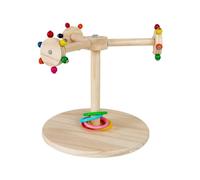 Perche Pour Pour Pour, Wooden Stand - Creative Perchio | Bird Accessories Rotating Design for Pets for Macaw, Peer